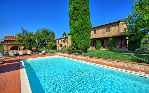 Il Frantoio: Swimming Pool, Property, Real Estate, Building, House, Estate, Leisure, Architecture, Villa, Residential Area