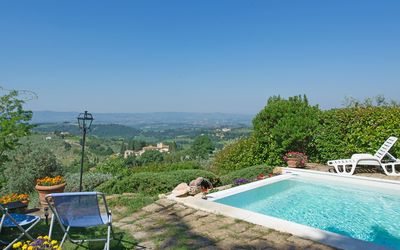 Torre Tavarnelle: Property, Swimming Pool, Vacation, Real Estate, House, Villa, Leisure, Building, Sky, Summer