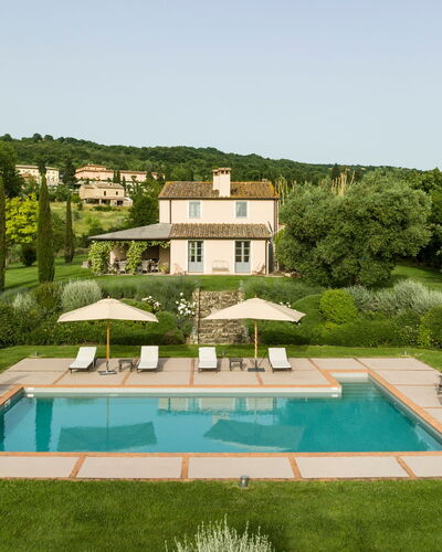 Villa Danilo: Sky, Swimming Pool, Building, Plant, Tree, Land Lot, Grass, Landscape, Rectangle, Natural Landscape