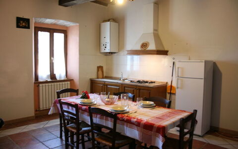 Fattoria le Chianacce: Room, Property, Furniture, Building, Dining Room, Interior Design, Table, Ceiling, Floor, House