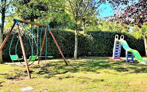 Pieve di Sant Ippolito: Plant, Green, Leaf, Tree, Land Lot, Outdoor Recreation, Shade, Grass, Playground, Swing