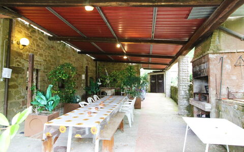 Casale Aiola: Table, Plant, Furniture, Property, Chair, Shade, Flowerpot, Houseplant, Wood, Outdoor Furniture