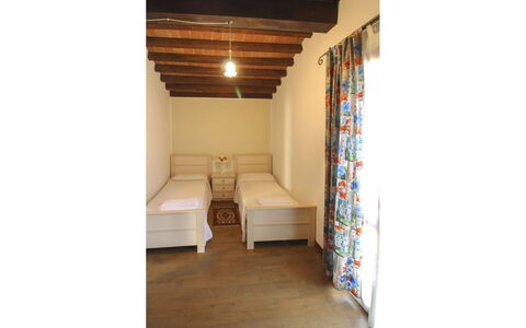 Villino Alba: Floor, Flooring, Wood, Interior Design, Furniture, Room, Bed, Bedroom, Wood Stain, Ceiling