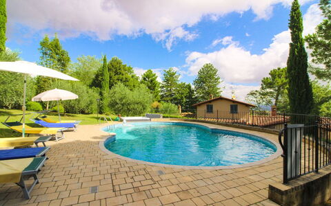 Villino Alba: Swimming Pool, Resort, Outdoor Furniture, Shade, Garden, Eco Hotel, Landscaping, Hacienda, Estate, Backyard