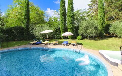 Villino Alba: Swimming Pool, Blue, Resort, Outdoor Furniture, Thermae, Leisure, Eco Hotel, Sunlounger, Shade, Landscaping