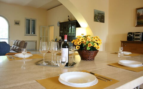 Poggio Falcone: Room, Property, Interior Design, Table, Dining Room, Furniture, Building, Real Estate, House, Living Room