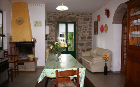 Villa Cantagallo: Room, Property, Building, House, Furniture, Interior Design, Floor, Table, Real Estate, Dining Room