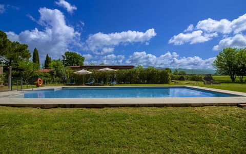 Villa Cantagallo: Swimming Pool, Estate, Garden, Leisure, Outdoor Furniture, Hacienda, Lawn, Villa, Yard, Landscaping