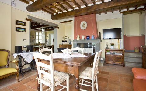 Nel Guasto: Property, Building, Room, Furniture, Interior Design, House, Table, Real Estate, Home, Dining Room