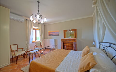 Villa Crispinino: Room, Property, Furniture, Bed, Bedroom, Bed Sheet, Interior Design, Building, Bed Frame, Floor