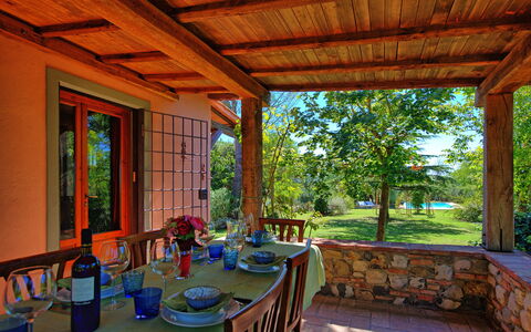 Casa Cipressi: Property, Room, Building, Porch, Home, House, Real Estate, Ceiling, Furniture, Estate