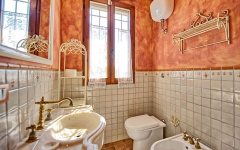 Casa Cipressi: Bathroom, Property, Room, Tile, Interior Design, Building, Wall, House, Real Estate, Home