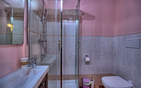 Cerretalta: Bathroom, Room, Property, Pink, Purple, Plumbing Fixture, Interior Design, Architecture, House, Real Estate