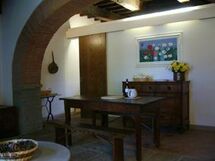 Villa Polvano Granaio - the living on the ground floor