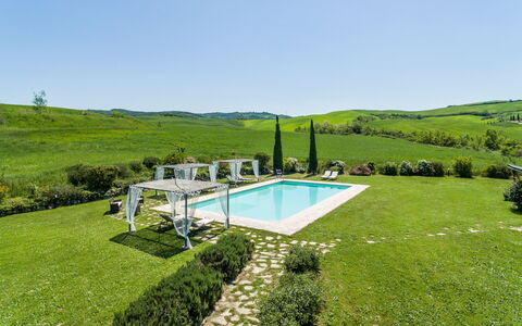 Villa Castiglione: Swimming Pool, Lawn, Garden, Estate, Farmhouse, Meadow, Landscaping, Villa, Backyard, Yard