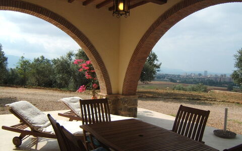 Villa Giulia Follonica: Property, Furniture, Tree, Real Estate, House, Building, Table, Room, Architecture, Porch