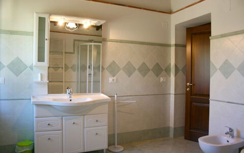Casa Antica: Bathroom, Room, Property, Tile, Interior Design, Building, Bathroom Cabinet, Real Estate, Architecture, Floor