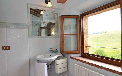 Villa Gaeta: Room, Property, Building, Furniture, Floor, Sink, Bathroom, House, Hardwood, Ceiling