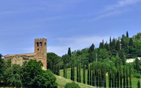 Villa Buonaparte: Natural Landscape, Castle, Sky, Tree, Building, Fortification, Architecture, History, Grass