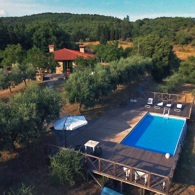 Civitella: Property, Aerial Photography, Hill Station, House, Real Estate, Estate, Rural Area, Swimming Pool, Tree, Home