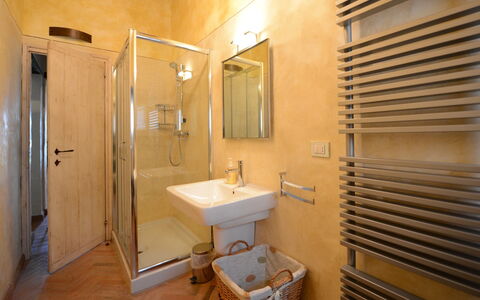 Villa Agazzi: Bathroom, Room, Property, Building, Interior Design, Plumbing Fixture, Architecture, Floor, Furniture, Real Estate