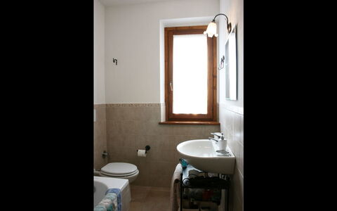 Casa Clementina: Bathroom, Room, Property, Bathroom Sink, Interior Design, Wall, Bathroom Cabinet, Building, House, Home