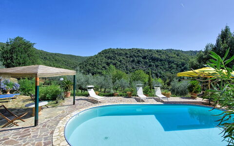 Bigiolo a Melazzano: Swimming Pool, Property, Real Estate, Resort, House, Estate, Vacation, Backyard, Home, Leisure
