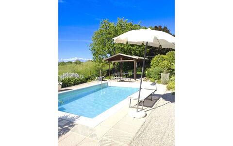 Casetta i Ciliegi: Garden, Cottage, Farmhouse, Shade, Landscaping, Estate, Yard, Backyard, Stone Wall, Hacienda