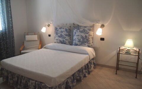 Villa Dei Cipressi: Bedroom, Bed, Furniture, Room, Property, Bed Frame, Mattress, Bed Sheet, Interior Design, Mattress Pad