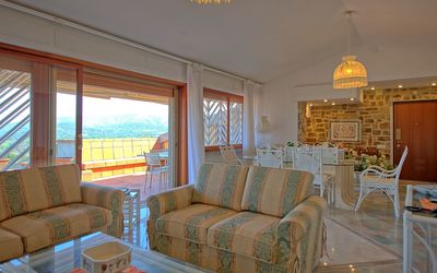 Villa Punta Ala: Room, Property, Furniture, Living Room, Building, Interior Design, Real Estate, House, Home, Table