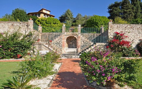 Villa Camaiore: Property, Garden, Wall, Building, Botany, Yard, House, Landscape, Landscaping, Plant