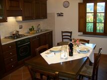 Large and well equipped kitchen