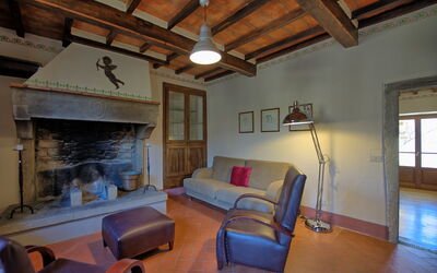 Quercia: Room, Property, Living Room, Building, Furniture, Interior Design, House, Beam, Ceiling, Real Estate