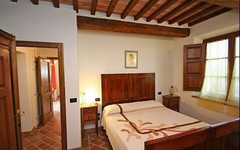 Casale Biancospino: Room, Property, Bedroom, Furniture, Building, Bed, Interior Design, House, Ceiling, Suite